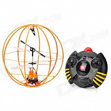 3.5-CH Infrared R/C Flying Ball Frame w/ Gyro - Orange + White (6 x AA) 3.5-CH Infrared R/C Flying Ball Frame w/ Gyro - Orange + White (6 x AA)