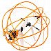3.5-CH Infrared R/C Flying Ball Frame w/ Gyro - Orange + White (6 x AA) 3.5-CH Infrared R/C Flying Ball Frame w/ Gyro - Orange + White (6 x AA)