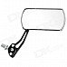 Aluminum Alloy Motorcycle Anti-Glare Rearview Mirrors - Black (2-Piece)