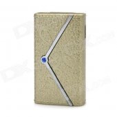 Elegant Women's Wallet Style Butane Lighter - Golden