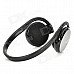 ORICORE Rechargeable Stereo Bluetooth V2.1 Headset Headphone with Microphone - Silver + Black ORICORE Rechargeable Stereo Bluetooth V2.1 Headset Headphone with Microphone - Silver + Black