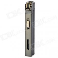 Long Strip Style Windproof Butane Gas Lighter w/ On / Off Slider - Dark Grey Long Strip Style Windproof Butane Gas Lighter w/ On / Off Slider - Dark Grey