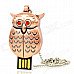Owl Style USB 2.0 Flash Drive - Copper (16GB)