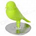 Creative Magnetic Bird Taking Care of Eggs Display Decoration Toy - Green + White