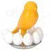Bird and Eggs Style Decorative Magnet Toy - Yellow