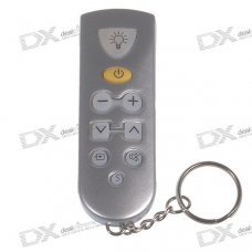 Micro Universal TV Remote Controller Keychain with LED Flashlight