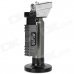 1300'C Zinc Alloy + Plastic Butane Jet Torch Lighter - Black + Silver