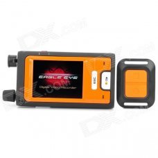 2.5" TFT 3.0MP Wide Angle CCD Camcorder w/ AV-out / 3.5mm Jack / TF - Black + Orange
