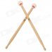Instrument Wooden Jazz Drum Sticks - White (Pair/42cm)
