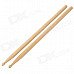 Instrument Wooden Jazz Drum Sticks - White (Pair/40cm)