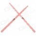 Instrument Acrylic Jazz Drum Sticks - Pink + Transparent (Pair) Instrument Acrylic Jazz Drum Sticks - Pink + Transparent (Pair)
