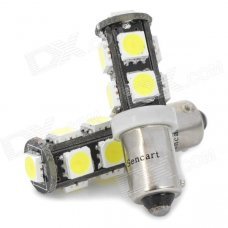 BA9S 4.5W 9x5060 SMD LED White Light Car Reading / Brake / Signal / Decorative Lamp (12V / 2-Piece) BA9S 4.5W 9x5060 SMD LED White Light Car Reading / Brake / Signal / Decorative Lamp (12V / 2-Piece)
