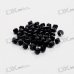 Austria Ornamental DIY Crystal Beads Black (50-Pack)