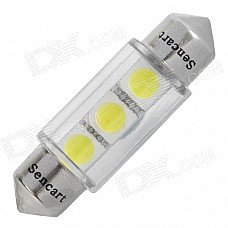 Festoon 36mm 0.75W 3x5050 SMD White Light Car Reading / License Plate Lamp (12V) Festoon 36mm 0.75W 3x5050 SMD White Light Car Reading / License Plate Lamp (12V)