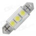 Festoon 36mm 0.75W 3x5050 SMD White Light Car Reading / License Plate Lamp (12V) Festoon 36mm 0.75W 3x5050 SMD White Light Car Reading / License Plate Lamp (12V)