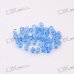 Austria Ornamental DIY Crystal Beads Blue (50-Pack)