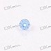 Austria Ornamental DIY Crystal Beads Blue (50-Pack)