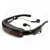 Rechargeable 72" Virtual Screen Video Player Glasses w/ TF / AV-In / 2.5mm Jacks - Black (4GB) Rechargeable 72" Virtual Screen Video Player Glasses w/ TF / AV-In / 2.5mm Jacks - Black (4GB)