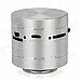 Portable MP3 Player Vibration Resonance Speaker w/ FM / TF / Remote Control - Silver Portable MP3 Player Vibration Resonance Speaker w/ FM / TF / Remote Control - Silver