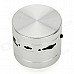 Portable MP3 Player Vibration Resonance Speaker w/ FM / TF / Remote Control - Silver Portable MP3 Player Vibration Resonance Speaker w/ FM / TF / Remote Control - Silver
