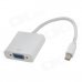 Thunderbolt to VGA Female Video Adapter Cable - White (15cm) Thunderbolt to VGA Female Video Adapter Cable - White (15cm)