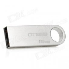 Kingston DataTraveler SE9-16GV USB 2.0 Flash Drive - Silver (16GB)