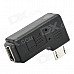 Micro USB Male to Mini USB Female Right Angle Adapter - Black Micro USB Male to Mini USB Female Right Angle Adapter - Black