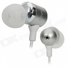 PNY Stylish In-Ear Earphones - Silver (3.5mm-Plug / 110cm-Cable) PNY Stylish In-Ear Earphones - Silver (3.5mm-Plug / 110cm-Cable)