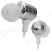 PNY Stylish In-Ear Earphones - Silver (3.5mm-Plug / 110cm-Cable) PNY Stylish In-Ear Earphones - Silver (3.5mm-Plug / 110cm-Cable)