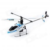V911 2.4GHz 4-CH Single Propeller Radio Control Helicopter w/ Gyro - Blue + White