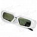 Universal USB Rechargeable 3D Active Shutter Glasses for DLP Projectors - White Universal USB Rechargeable 3D Active Shutter Glasses for DLP Projectors - White