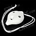 6-Hole Plastic Ocarina with Strap - White (C-Key)