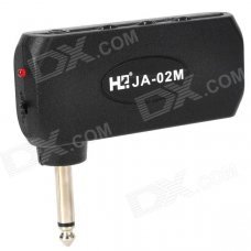 Mini Audio Head-plug Electric Guitar Headphone Amplifier - Black (2 x AAA) Mini Audio Head-plug Electric Guitar Headphone Amplifier - Black (2 x AAA)