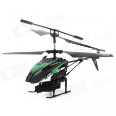 Mini Rechargeable 3.5-CH IR R/C Bullet Shooting Helicopter - Black + Green Mini Rechargeable 3.5-CH IR R/C Bullet Shooting Helicopter - Black + Green