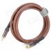 FUJICABLES 1-RCA Male to Male Connection Audio Cable - Brown (200cm)