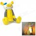 Cute Pig Doll Style Night Lamp - Yellow + Black + White