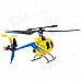 2.4GHz 2.2'' LCD Radio Control Rechargeable 4-CH R/C Helicopter w/ Gyroscope - Yellow + Black + Blue 2.4GHz 2.2'' LCD Radio Control Rechargeable 4-CH R/C Helicopter w/ Gyroscope - Yellow + Black + Blue