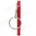 Creative Slim Whistle Style Keychain (Random Color)
