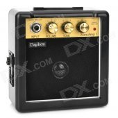 Portable 3'' Mini Guitar Amplifier w/ Removeable Belt Clip - Golden + Black (9V Battery)
