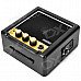 Portable 3'' Mini Guitar Amplifier w/ Removeable Belt Clip - Golden + Black (9V Battery) Portable 3'' Mini Guitar Amplifier w/ Removeable Belt Clip - Golden + Black (9V Battery)