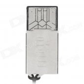 Mini Iron Skin Micro SD / TF Memory Card Reader - Silver