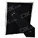 13807-8R Elegant 200 x 250mm Metal Photo Frame - Silver