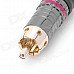 FUJICABLES 1-RCA Male to Male Connection Audio Cable - Brown (150cm)