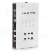V2HD AV to HDMI Converter w/ HDMI / YPrPb / S-Video / AV Interface - White + Black