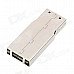 Mini Aluminum USB 2.0 Flash Drive - Silver (2GB)