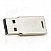 Mini Aluminum USB 2.0 Flash Drive - Silver (2GB)