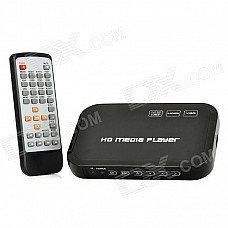1080p Multi-Media Player w/ USB / SD / HDMI / VGA / AV / YPbPr - Black 1080p Multi-Media Player w/ USB / SD / HDMI / VGA / AV / YPbPr - Black