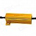 6 ohm 50W HID/LED Warning Canceller Decoder / Load Resistor - Golden