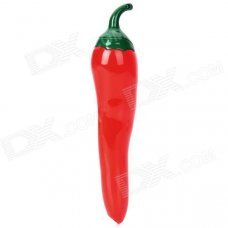 Chili Pepper Style Zinc Alloy Butane Gas Lighter - Red