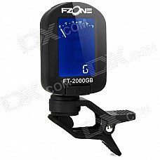 1.2'' LCD Clip-On Tuner for Guitar / Bass / Violin - Black (1 x CR2032) 1.2'' LCD Clip-On Tuner for Guitar / Bass / Violin - Black (1 x CR2032)